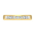 thumbnail image 3 of 1/4 Carat Diamond Wedding Band Ring in 10K Gold (Ring Size 9.5), 3 of 4