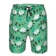 thumbnail image 3 of Fotbe Sheep Zzz Trajes de Baño Estampados para Hombre, Shorts de Verano de Secado Rápido, Ropa de Playa, Bañadores-Large, 3 of 6