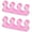 Pink, variant on Travelwant Toe Separators - Soft Two Tone Toe Spacers - Great Toe Cushions - Apply Nail Polish During Pedicure & Other Uses