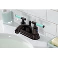 thumbnail image 3 of Kingston Brass FB2605CKL Kaiser 4 in. Centerset Bathroom Faucet with Pop-Up Drain, Oil Rubbed Bronze, 3 of 5