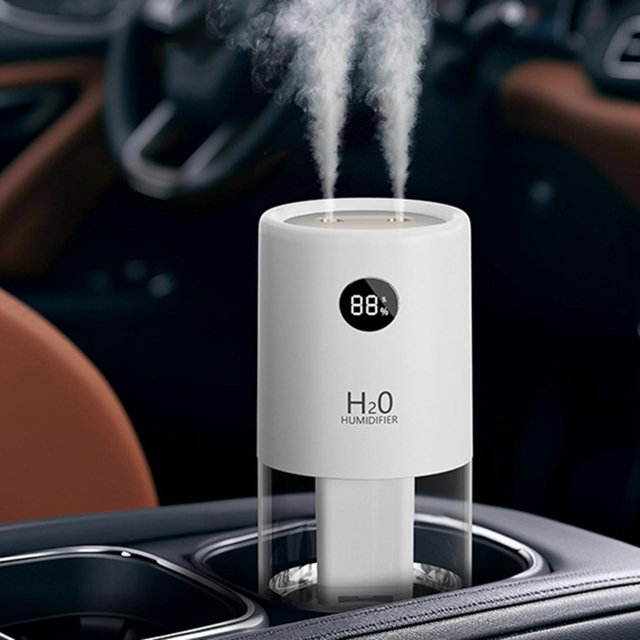Humidificador De Escritorio Con Soporte, Silencioso, 320 Ml, Pequeño, Para Viajes, Hogar Y Sobremesa.