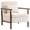 Antique White, variant on LEGAHOME Accent Chair for Living Room, Chenille Upholstered Armchair with Solid Wood Leg, Mid Century Single Sofa Chair for Living Room, Bedroom, Reading Corner, Antique White