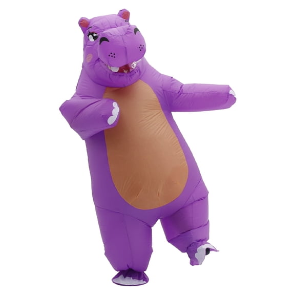 Inflatable Hippo Costume Adult Halloween Costumes Funny Suit Blow up Cosplay Fancy Wear