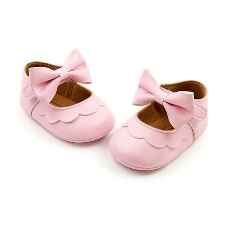 

Hopiumy New Baby Shoes Cartoon Non-slip PU Leather Soft Sole Shoes For Girls