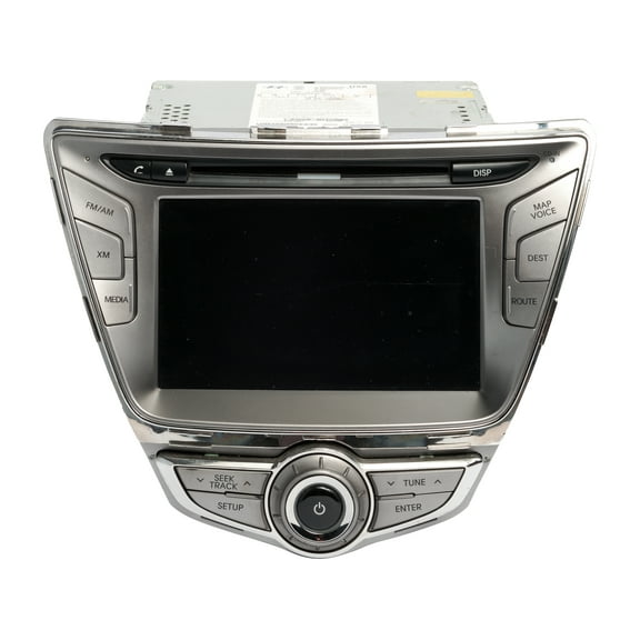 Restored 2013 Hyundai Elantra AM FM Radio SIngle Disc CD Player Navigation 965603X102FP (Refurbished)