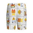 thumbnail image 5 of Naloa Construction Equipments Worker Men's Short Pajama Pants, Lounge Comfort Shorts with Elasticized Waistband and Side Pockets - Large, 5 of 9