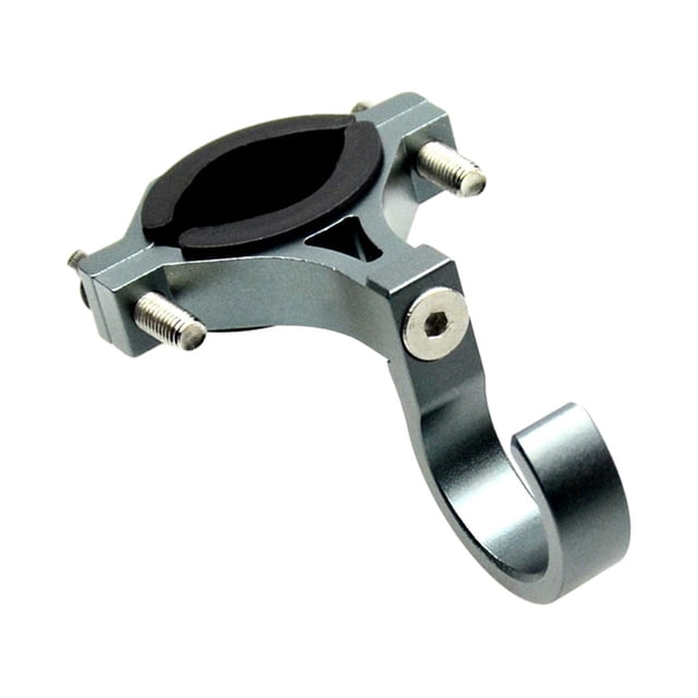 sweethay Gancho Colgando Bolsa Ganchos Garra Aleación de aluminio Casco Hebilla Ganchos Accesorios fijos para ciclismo Estante Perchas de Accesorios para motos Plata