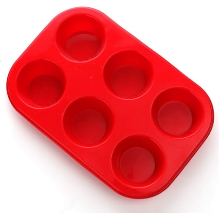 

European-Grade Silicone Muffin Tray - Professional Quality for Your Baking Needs 6 Cup Muffin