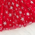 thumbnail image 6 of BULLPIANO Toddler Baby Girls Christmas Dress Ruffle Long Sleeve Santa Tulle Tutu Dresses Princess Party Outfits with Headband, Size 6-9 Months, 6 of 6