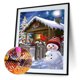 thumbnail image 1 of Cuadros Decorativos Cuadros Decorativos 5D DIY diamante pintura Navidad muñeco de nieve Kits complet Likrtyny embutido en tela, 1 of 8