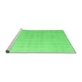 thumbnail image 2 of Ahgly Company Machine Washable Indoor Rectangle Abstract Emerald Green Modern Area Rugs, 3' x 5', 2 of 4