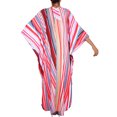 thumbnail image 5 of Alsol Lamesa Women's Summer Swimsuit Cover Ups Zebra Stripes Beach Dresses Bikini Bathing Suit Cover Up Plus Size Kimono Kaftan Dress, 5 of 7