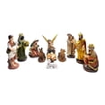 thumbnail image 4 of Escena de Estatuilla Adoración decorativa Navidad Resina Cristo Sagrada Familia Religiosa Nacimiento de Jesús Estatua Set para el hogar, 4 of 9
