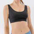 thumbnail image 4 of GEWSEY Women's Sports Bra High Impact Wireless Bra Full Coverage Plus Size Bra Non Padded Yoga Bras Workout Gym Bras (Black, XL), 4 of 6