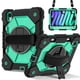 thumbnail image 1 of Funda Resistente a Golpes para iPad mini 2024 / mini 6, Silicona Anti Caída + Capa Protectora de PC con Asa Giratoria de 360°, Soporte, Correa para el Hombro, Verde, 1 of 8