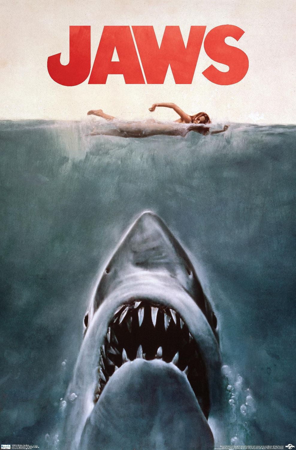 Jaws - One Sheet Wall Poster, 22.375" x 34"