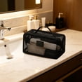 thumbnail image 5 of Large Capacity Mesh Travel Toiletry Bag, Portable Handled Cosmetic Organizer, Breathable Multifunctional Storage Pouch, Perfect Campus Move-In Gift, 5 of 6
