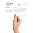 thumbnail image 2 of Inkdotpot 4x6 Inch Recipe Cards (Set of 50) , Thick Double Sided Premium Card Stock- Modern Style White Recipe Notecards for Weddings- Bridal- Baby Shower - Baking Theme, 2 of 6