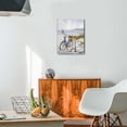 thumbnail image 4 of Stylish Beach Wall Art 12x16 inch Framed Bicycle Canvas Print & Seascape Painting, Ideal Addition to Coastal Bathroom Decor, 4 of 7