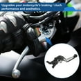 thumbnail image 3 of Short Long Brake Clutch Levers for Yamaha MT125 2014-2021 Adjustable Motorcycle Handlebar Brake Lever Aluminum Alloy Black Head Silver Tone Handle, 3 of 6