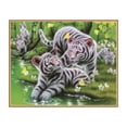thumbnail image 3 of Bearachild Cuadro de punto de cruz bordado con diamantes de animales, cuadro de punto de cruz, decoración del hogar Artesanía 2 # Bearachild JJ15626-03, 3 of 6