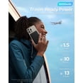 thumbnail image 3 of Magnetic Portable Charger, Magnetic Power Bank 5000mAh with USB-C, Slim Wireless Battery Pack compatible for iPhone 17/16/15/14/13 Series, Black, 3 of 9