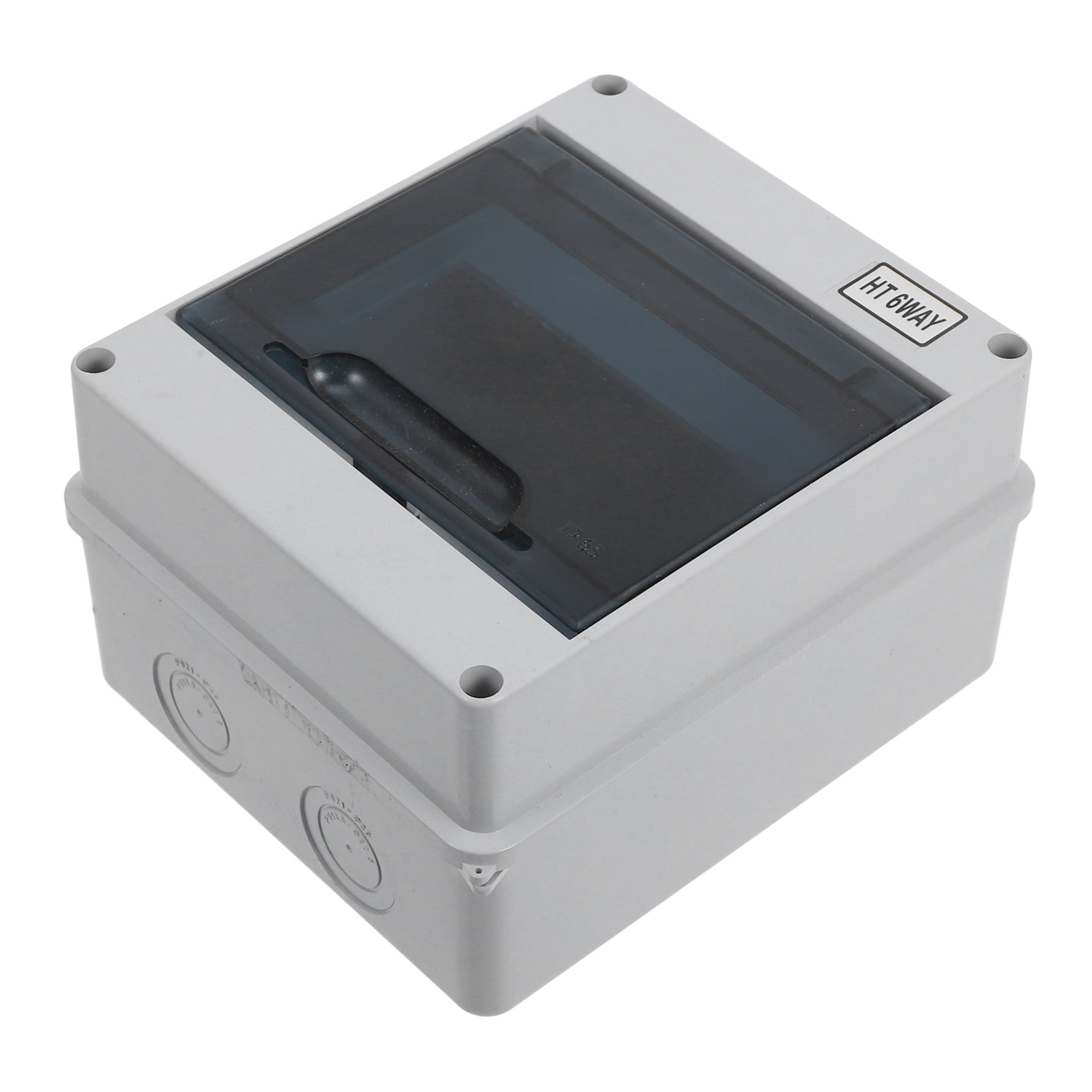 Enclosure Box Din Rail Enclosure 6 Way Power Distribution Box Circuit Breaker Box Plastic Electrical Enclosure for Wall Mounting