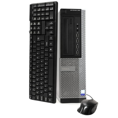 Dell OptiPlex 990 Desktop Tower Computer, Intel Core i7, 16GB RAM, 1TB HD, DVD-ROM, Windows 10 Home, Black