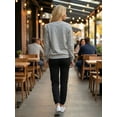 thumbnail image 3 of Set Mujer Sudadera Estampada y Pants Casual Cálido, 3 of 5