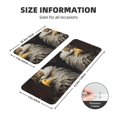 Kitchen Mats for Floor 2 Piece Noble Style Bald Eagle Non Slip Anti