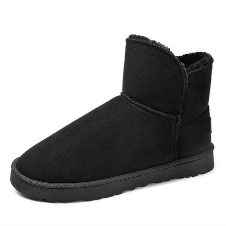 

Women s Warm & Comfy Short Boots Fashion Slip-On Ankle High Winter Thermal Insulated Snow Shoes Women s Footwear