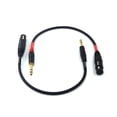 thumbnail image 5 of Cable XLR a 1/4 TRS de 6,35 mm, doble canal, 3 pines, XLR hembra, 5 of 5