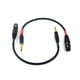 thumbnail image 5 of Cable XLR a 1/4 TRS de 6,35 mm, doble canal, 3 pines, XLR hembra, 5 of 5