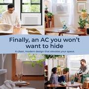Windmill 8,000 BTU Window Air Conditioner - Quiet & Smart, Cools up to 350 Sq. Ft. - #1 Easy to Install AC, App/Wi-Fi, Remote Control, Voice-Enabled, 2X Insulation, White