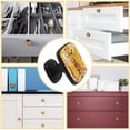 thumbnail image 5 of 4 Pcs Cabinet Handle Drawer Pulls Giraffe Knobs with Screws Square Furniture Office Cabinet Knob Decoration, 5 of 7