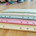 thumbnail image 3 of EIMELI Paper Loose-leaf Book Stationery Planner Refill Paper Handbook 6 Ring 50pcs A6  6 3/4 X 3 3/4 Inch 5 Colors Inner Page, 3 of 14