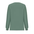 thumbnail image 6 of Long Sleeve Shirts for Women Women's Solid Color V-neck Long Sleeved T-shirt, 6 of 7