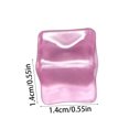 thumbnail image 2 of Glow in The Dark Ice Cubes with Light Purple Finish, Set of 20, 0.55 Inch, for Party Table Decorations, Decoration, 2 of 3