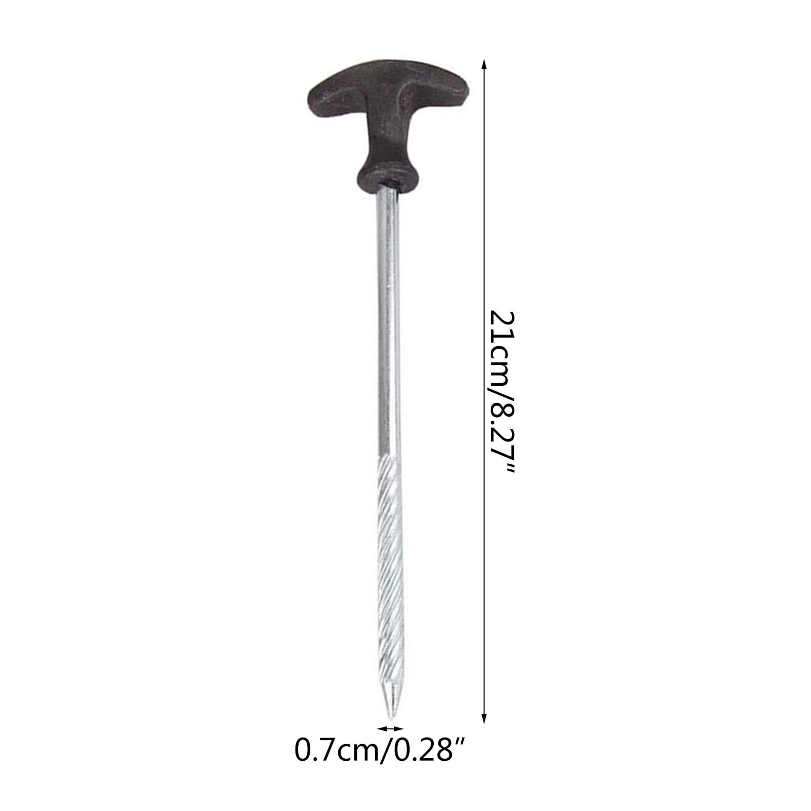 BIBABLYKE Upgraded Tent Pegs Ground Nail Camping Screw Pegs Tent Pegs for Garden Camping Travel Outdoor 10-piece/set Durable