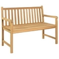 thumbnail image 3 of vidaXL 5 Piece Garden Dining Set Solid Wood Teak, 3 of 5