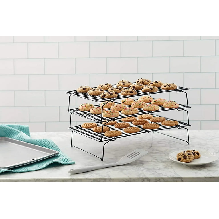 NOGIS Cooling Rack, 3-Tier Stainless Steel Stackable Baking