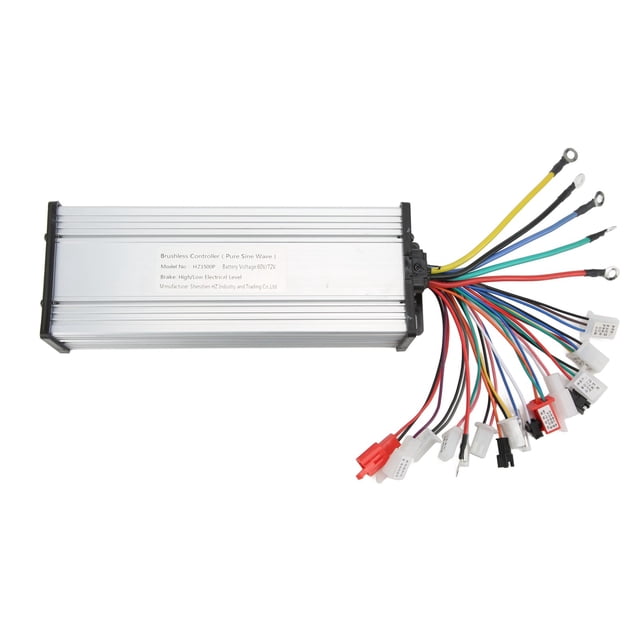 60V 72V Sine Wave Controller, Stable Speed Aluminum Alloy Shell 60V 72V Brushless Motor Controller For Electric Bicycle