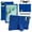 Dark blue, variant on 【RUIXH】For Ecopad T5 11-inch tablet case Ecopad Android 15 protective case silicone waterproof and drop-proof honeycomb cooling built-in stand pen slot design includes shoulder strap and stylus