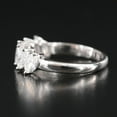 thumbnail image 2 of Bow Jewel 14K White Gold Plated Engagement Rings for Women's - Marquise Cut Excellent 1.67 Ct Diamond Ring For Women's - Six Stone Diamond Rings for Women's - Simple Diamond Rings for Women's, 2 of 7