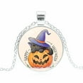 thumbnail image 1 of Collar para mujer, joyería para mujer, joyería para mujer, nueva moda, collar de cadena con colgante de cristal cabujón de Halloween, collar con colgante, 1 of 3