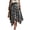 Black, variant on Dpjklzsn Women's Plaid Asymmetrical Midi Skirt, High Waisted Flowy A-Line Handkerchief Skirt