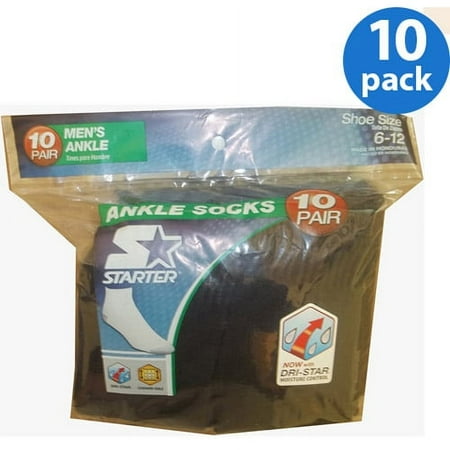 Men's Ankle Socks, 10-Pack