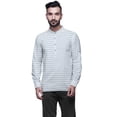 thumbnail image 1 of Atasi Kurta Court Indien pour Hommes Col Chinois Chemise Boutonnée Décontractée en Coton, 1 of 1