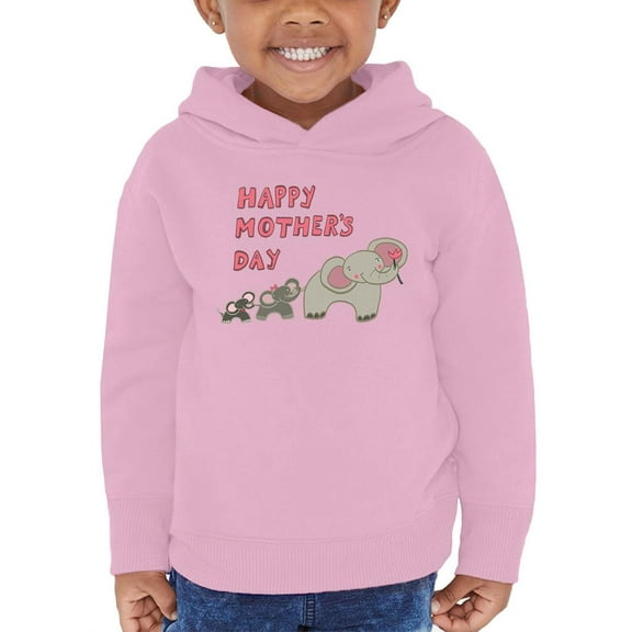 Mothers Day Elephant Family Hoodie Toddler -Image by Shutterstock, 2 Toddler