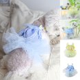 thumbnail image 1 of Visland Pet Dress Skin-Friendly Flower Decor Wedding Clothes Multi-Layered Mesh Dress with Snap-Button for Dogs Cat Daily Wear Photography Outfit, 1 of 7